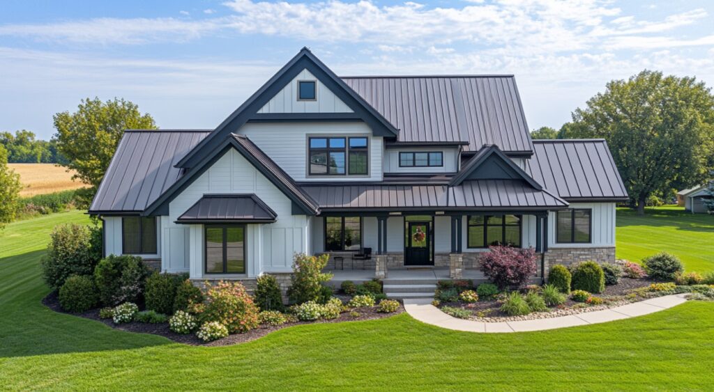 metal roof in Des Moines