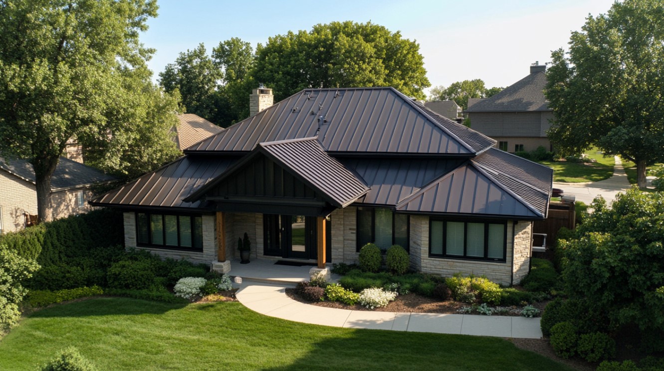 metal roof cost in Des Moines
