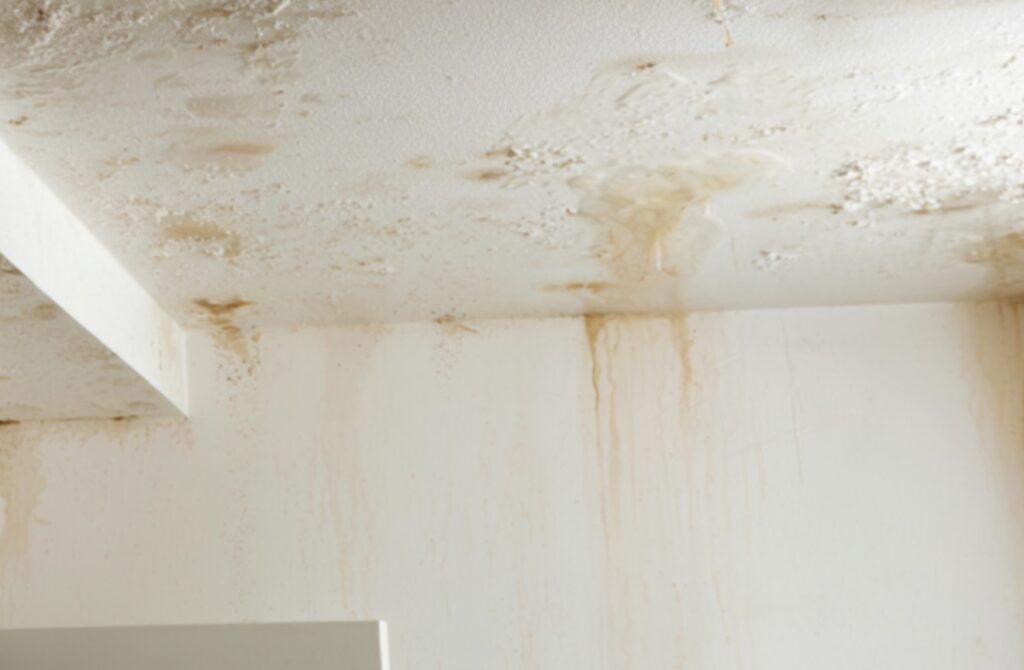 roof leak signs in Clive