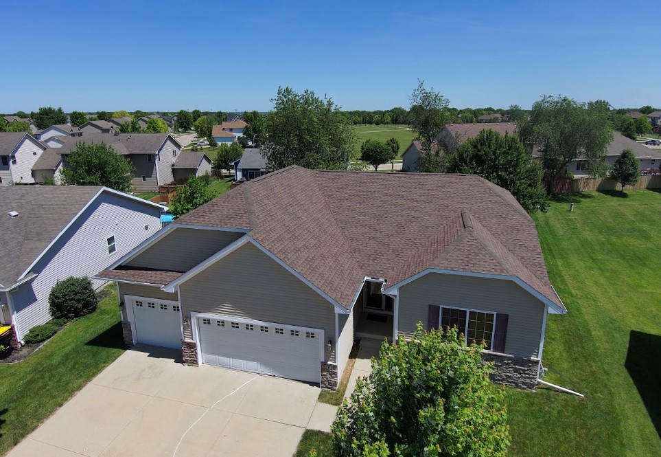 residential roof installation in Des Moines, IA