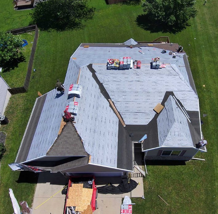 storm damage roof repair in Altoona, IA