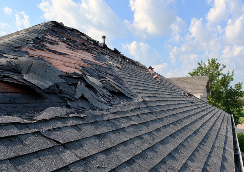 storm damage roof restoration in Beaverdale, IA