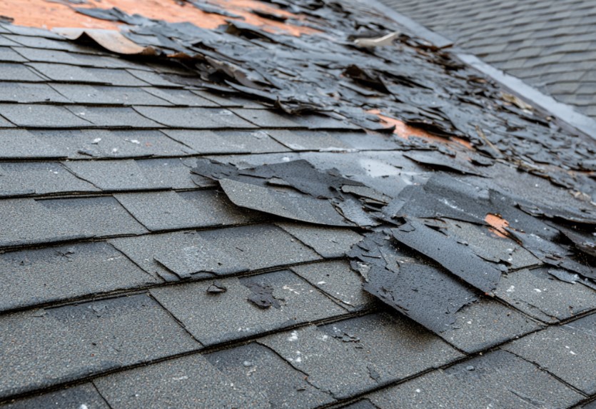 storm damage roof restoration in Johnston, IA